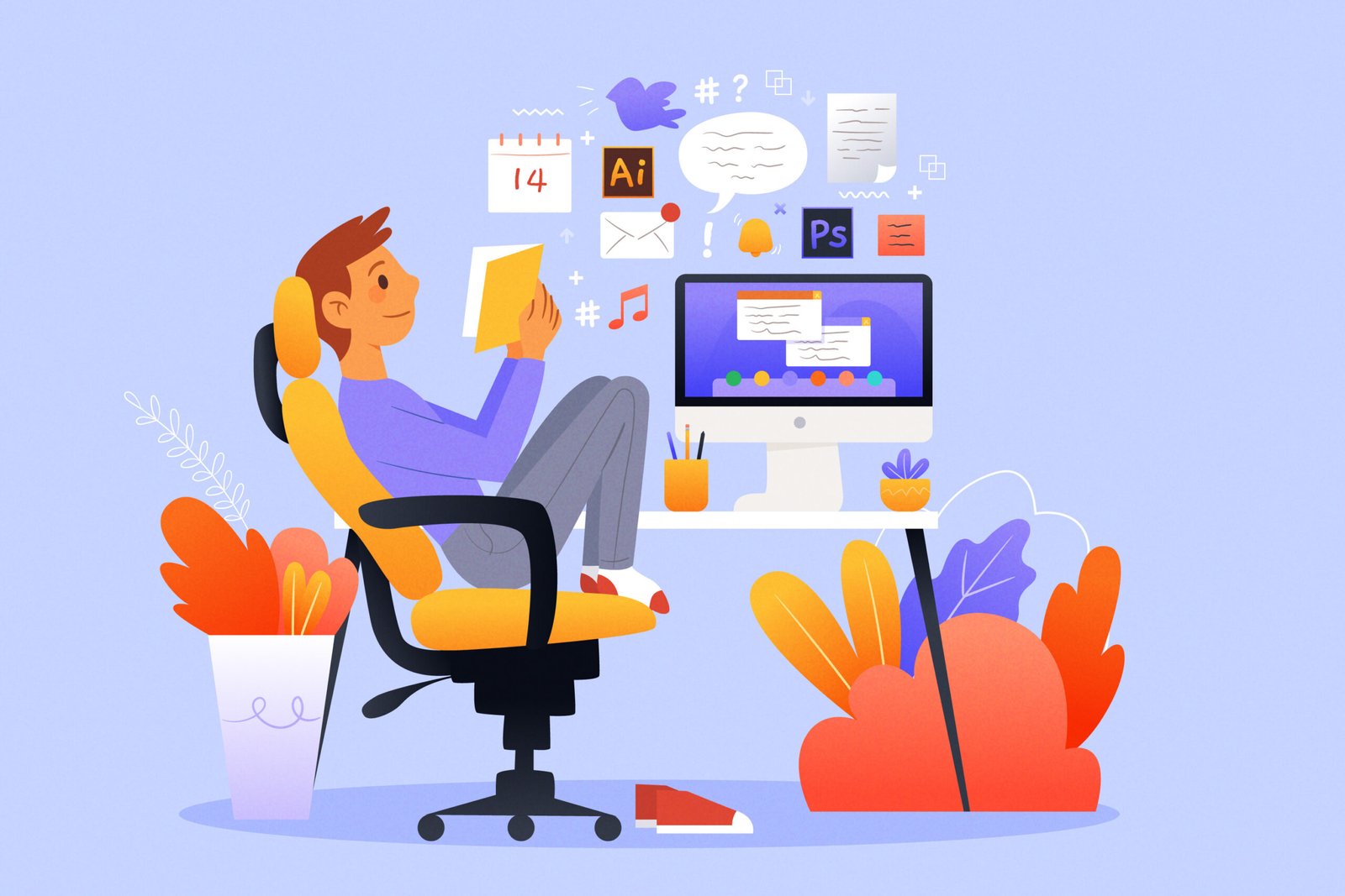 graphic design at radheyitsolutions